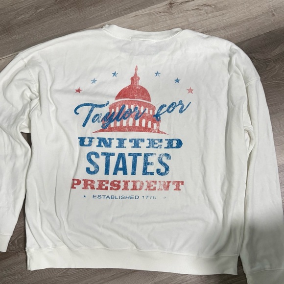 Altar’d State “Taylor For President “ sweatshirt |Size L | - Picture 2 of 5
